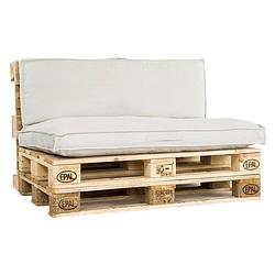 Foto van Unique palletkussenset luanda kiezel beige - 2 delig