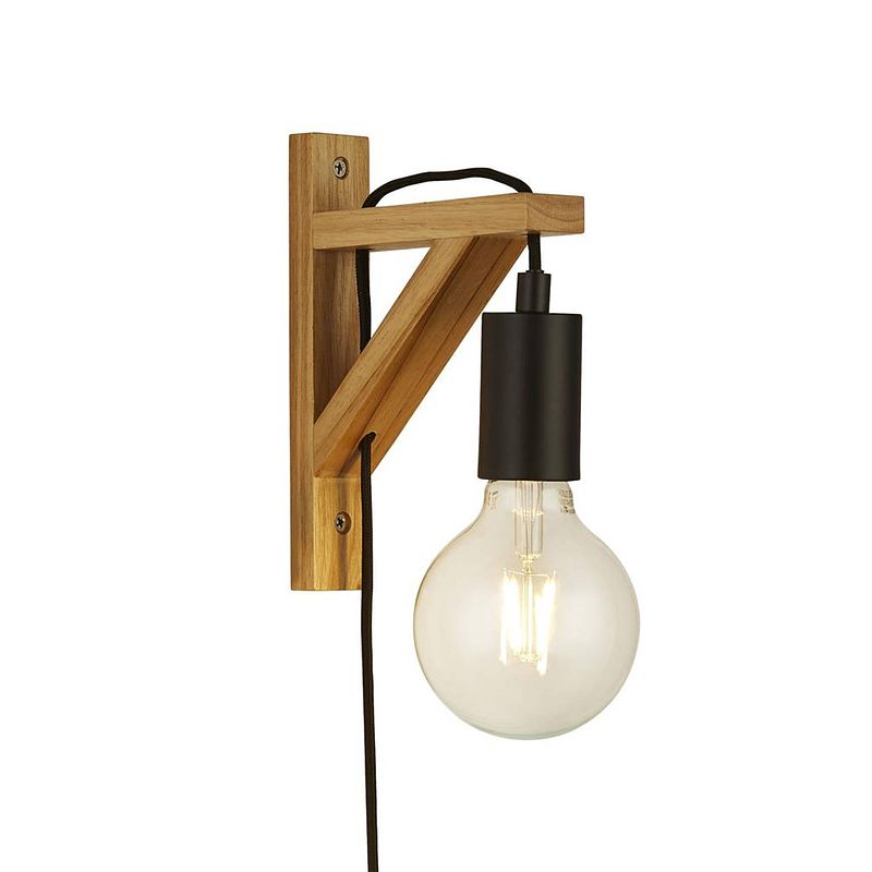 Foto van Bohemian wandlamp - bussandri - metaal - e27 - stijlvol - bruin