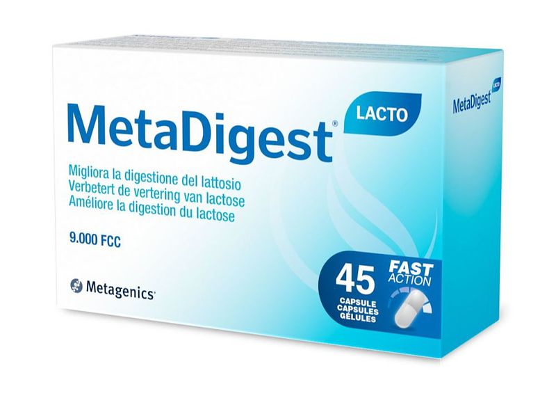 Foto van Metagenics metadigest lacto capsules