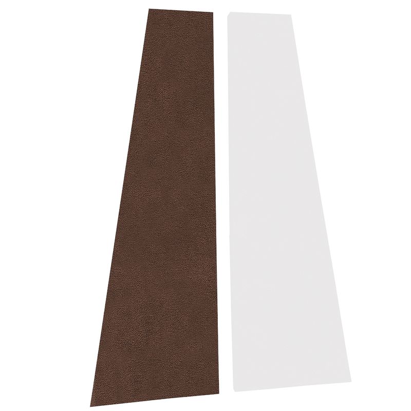 Foto van Auralex sonosuede trapezoid panel left brown absorber (per stuk)