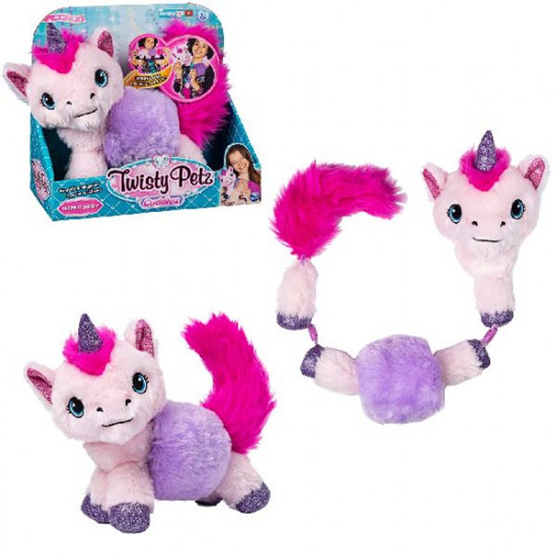 Foto van Twisty petz plush unicorn eenhoorn - knuffel