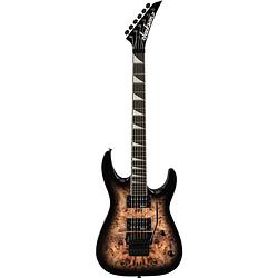 Foto van Jackson js series dinky js32 dkap transparant black burst elektrische gitaar