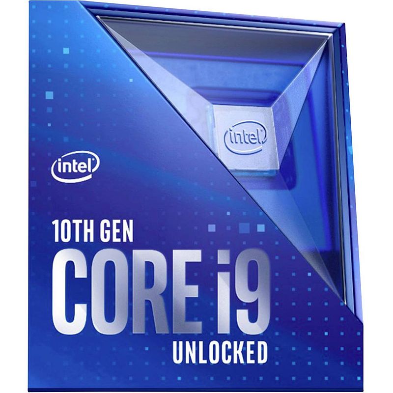 Foto van Intel® core™ i9 i9-10900f 10 x 2.8 ghz deca core processor (cpu) boxed socket: intel 1200 65 w