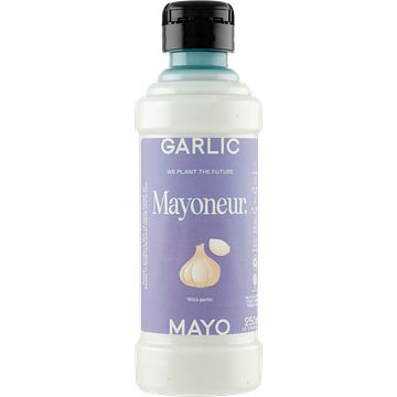 Foto van Mayoneur original vegan knoflook mayo 250ml bij jumbo