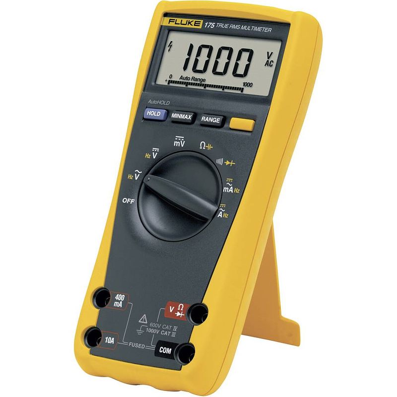 Foto van Fluke 175 multimeter digitaal cat iii 1000 v, cat iv 600 v weergave (counts): 6000