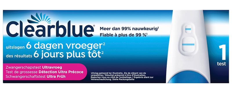 Foto van Clearblue zwangerschapstest ultravroeg