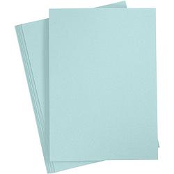 Foto van Creotime papier 21 x 29,7 cm 20 stuks 70 g lichtblauw