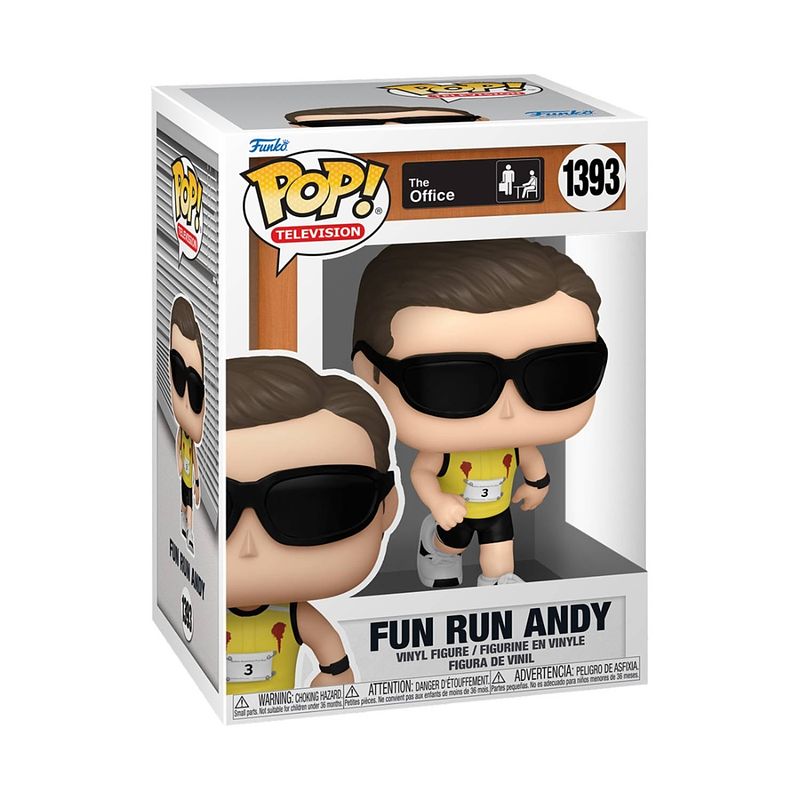 Foto van Pop television: the office - fun run andy - funko pop #1393