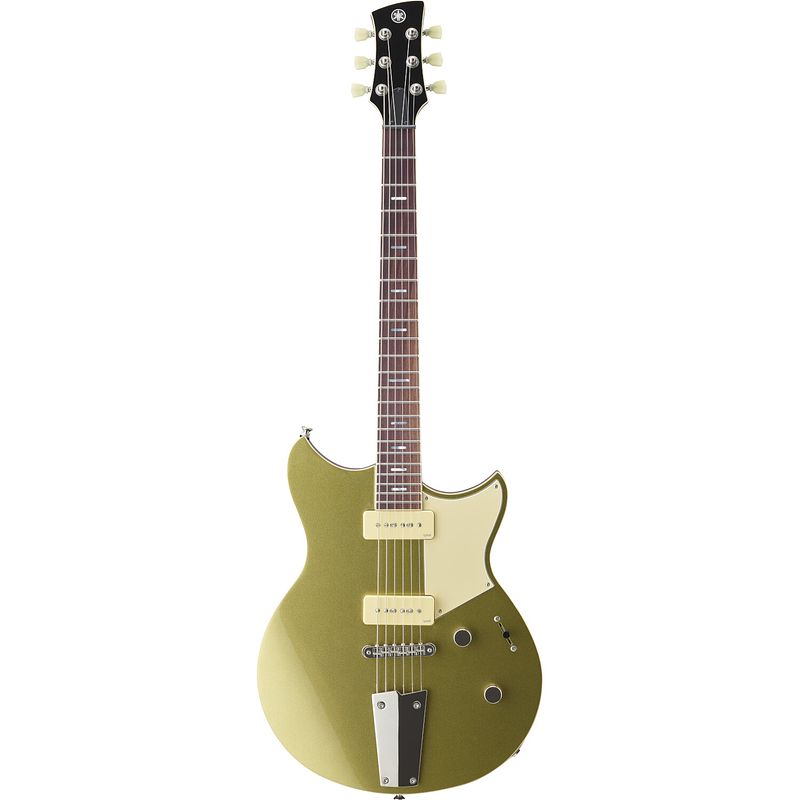 Foto van Yamaha revstar professional rsp02t crisp gold elektrische gitaar met hardshell koffer