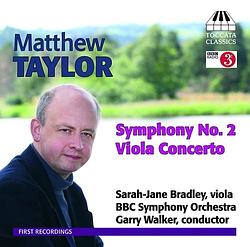 Foto van Taylor: viola concerto, symphony no.2 - cd (5060113441751)