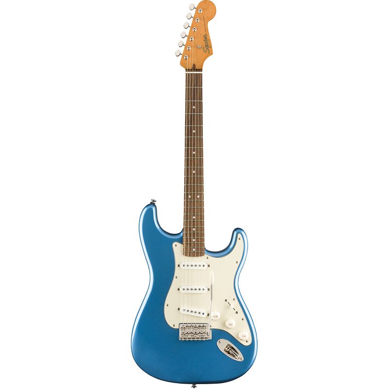 Foto van Squier classic vibe 60s stratocaster lake placid blue