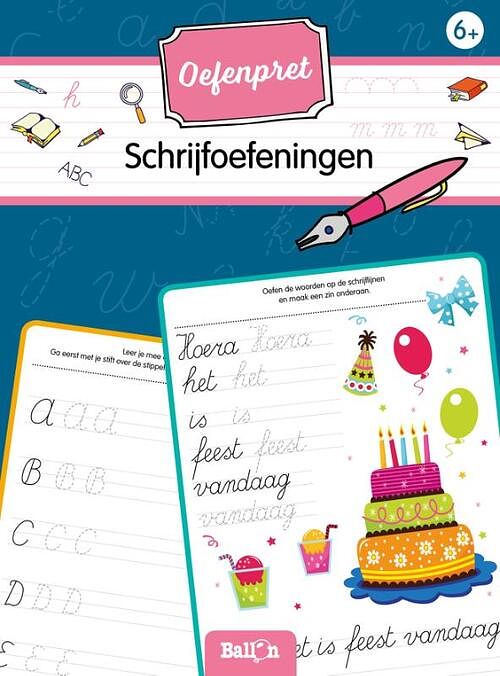 Foto van Schrijfoefeningen 6+ - paperback (9789403212012)