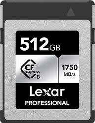 Foto van Lexar professional silver 512gb cfexpress type b