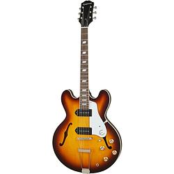 Foto van Epiphone usa casino vintage burst semi-akoestische gitaar