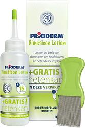 Foto van Prioderm dimeticon lotion tegen luizen en neten 100ml bij jumbo
