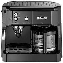 Foto van Delonghi bco 411.b espressomachine met filterhouder zwart capaciteit koppen: 10 glazen kan, met filterkoffie-functie