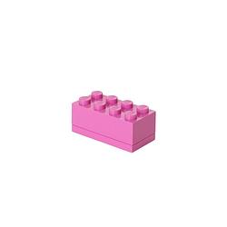 Foto van Set van 2 - opbergbox mini 8, roze - lego