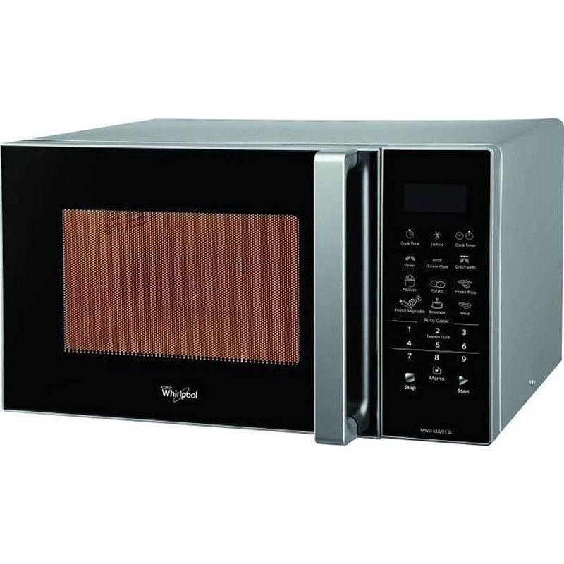 Foto van Whirlpool mwo616 / 01 sil - micro-ondes grill zilver - 25l - 900 w - grill 1000 w - pose libre