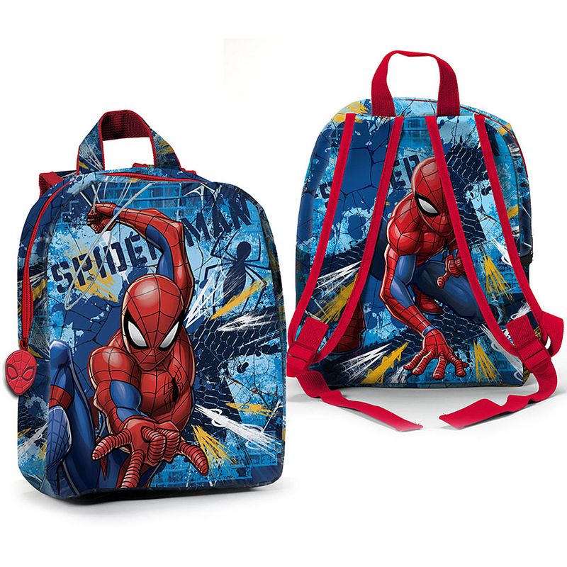 Foto van Spiderman peuterrugzak great power - 27 x 22 x 7 cm - polyester