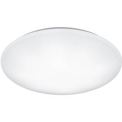 Foto van Led plafondlamp - trion ster - 27w - aanpasbare kleur - dimbaar - afstandsbediening - rond - mat wit - kunststof