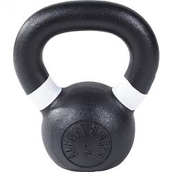 Foto van Gorilla sports kettlebell - 4 kg - gietijzer - olympisch - zwart