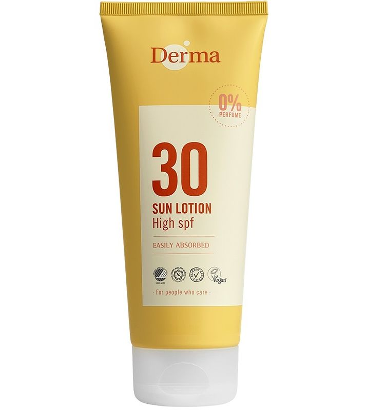 Foto van Derma sun lotion parfumvrij spf30