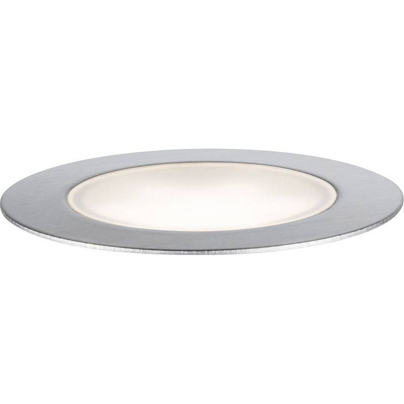 Foto van Paulmann paulmann 93953 verlichtingssysteem plug&shine led-buiteninbouwlamp (uitbreiding) led 2 w warmwit zilver