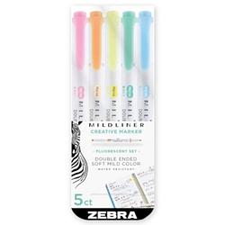 Foto van Verhaak markers mildliner zebra junior 5 stuks