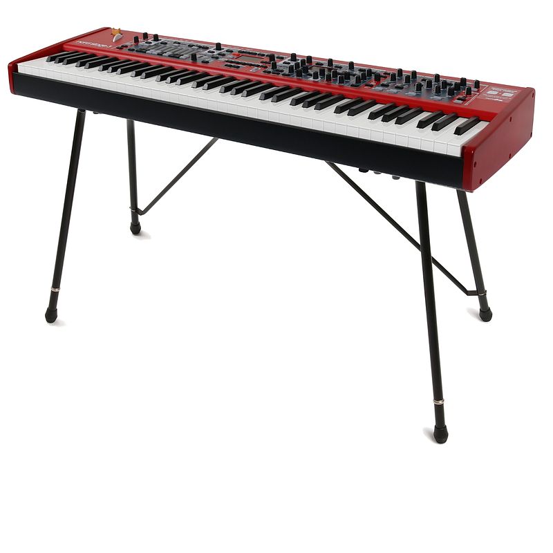 Foto van Clavia nord stage 3 hp76 stage piano + onderstel