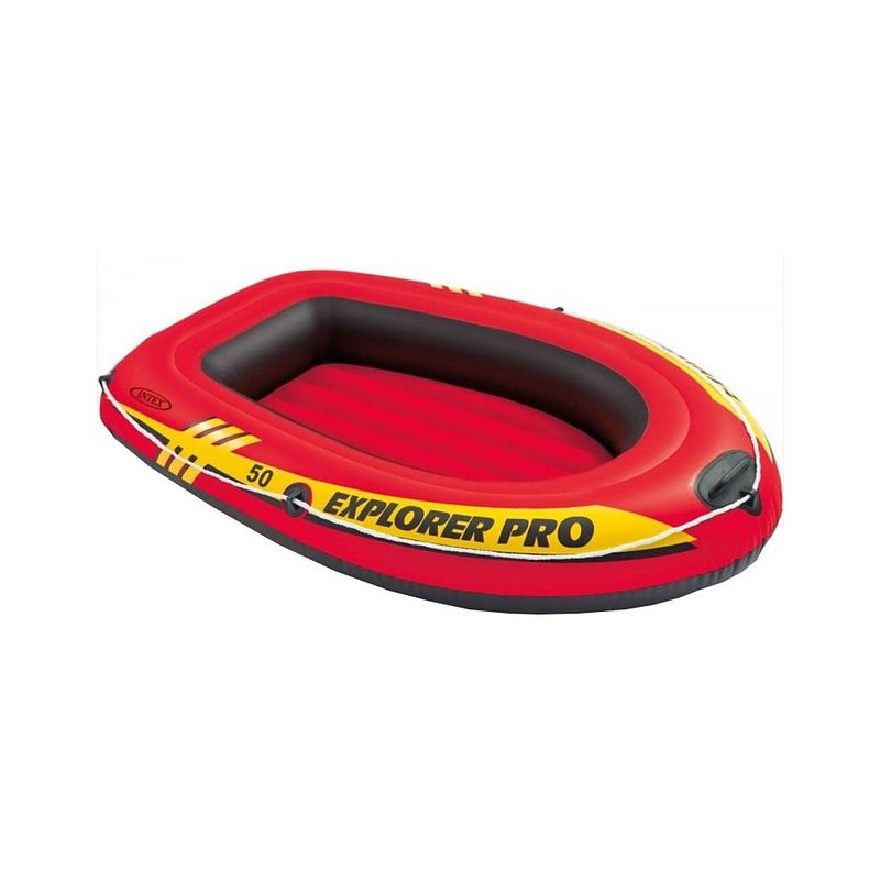 Foto van Intex opblaasboot explorer pro 50 rood 137 x 85 x 23 cm