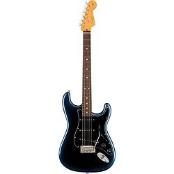 Foto van Fender american professional ii stratocaster dark night rw elektrische gitaar met koffer