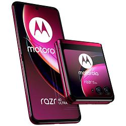 Foto van Motorola razr40 ultra 5g smartphone 256 gb 17.5 cm (6.9 inch) magenta android 13