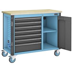 Foto van Hazet 179nw-7/228 verrijdbare werkbank met 228-delig assortiment (b x h x d) 1150 x 964 x 600 mm