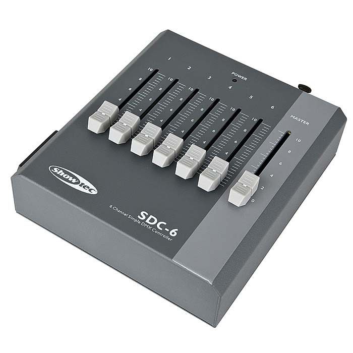 Foto van Showtec sdc-6 dmx 6-kanaals dmx-controller