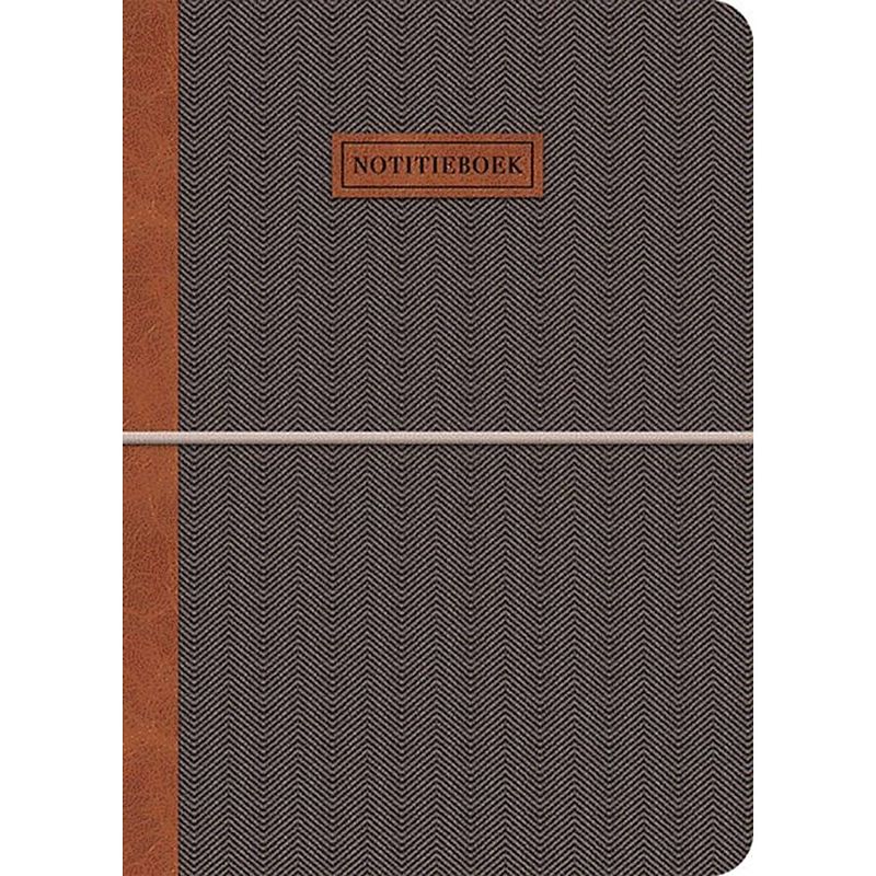 Foto van Deltas paperstore: gentleman notitieboek 20 cm donkergrijs