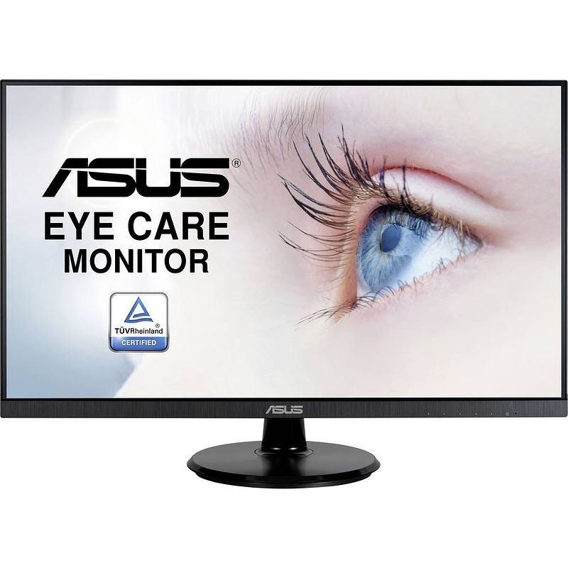 Foto van Asus va27dq led-monitor 68.6 cm (27 inch) energielabel f (a - g) 1920 x 1080 pixel full hd 5 ms displayport, hdmi, vga ips led