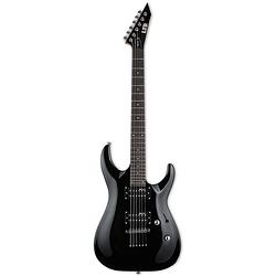Foto van Esp ltd mh-10 kit black elektrische gitaar met gigbag