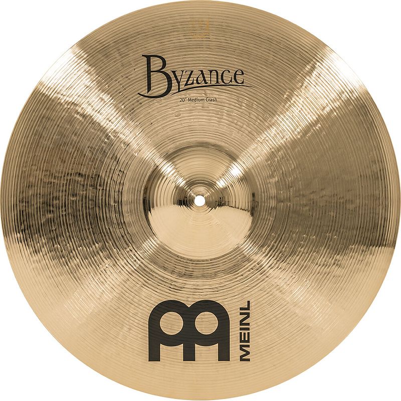 Foto van Meinl b20mc-b byzance brilliant medium crash bekken