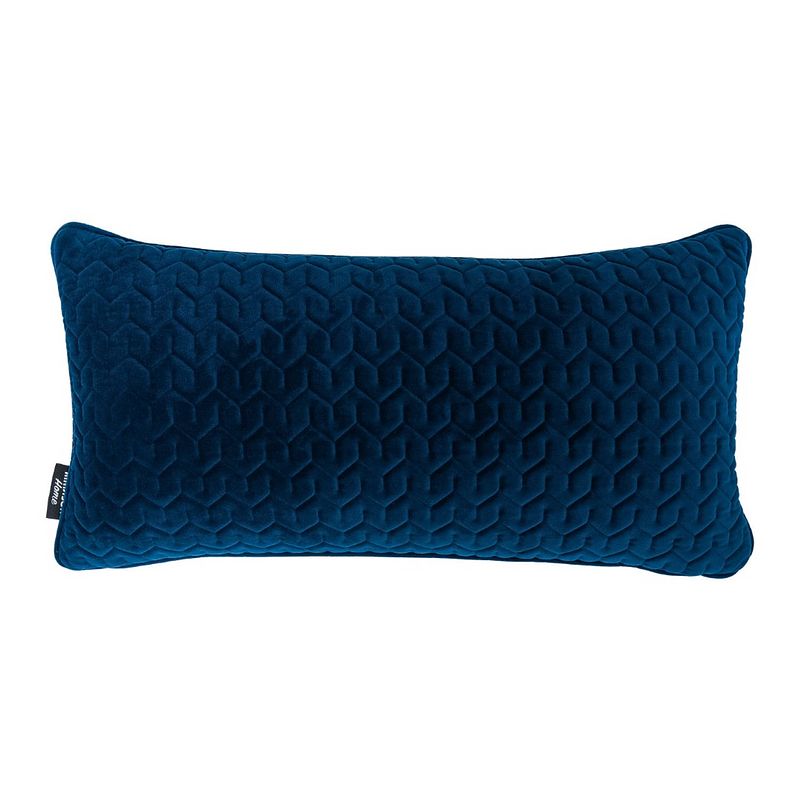 Foto van Decorative cushion dublin dark blue 60x30 cm