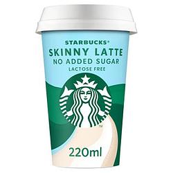 Foto van Starbucks skinny latte lactose free 220ml bij jumbo