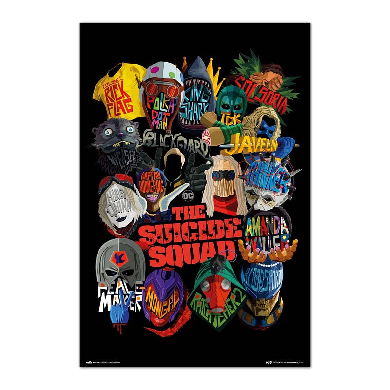 Foto van Grupo erik dc comics suicide squad graphics poster 61x91,5cm