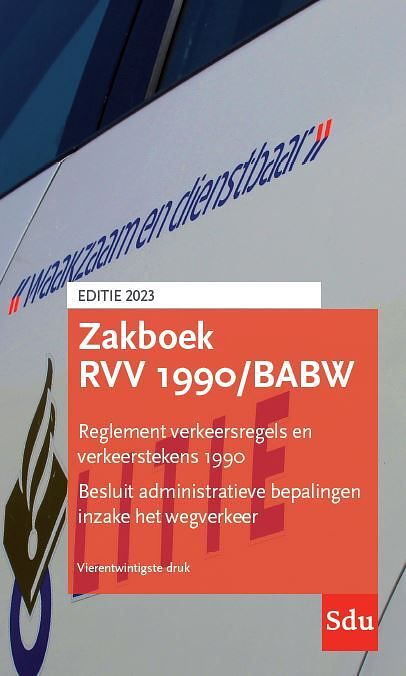 Foto van Zakboek rvv 1990/babw. editie 2023 - paperback (9789012408264)