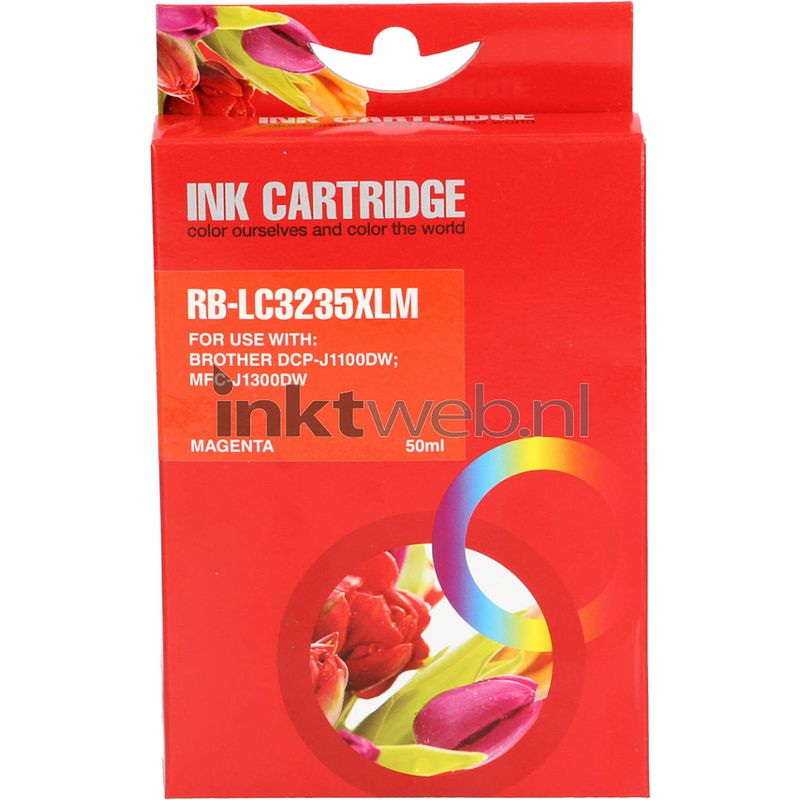 Foto van Huismerk brother lc-3235m magenta cartridge