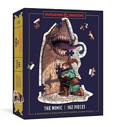 Foto van Dungeons & dragons mini shaped jigsaw puzzle: the mimic edition - puzzel;puzzel (9780593580691)