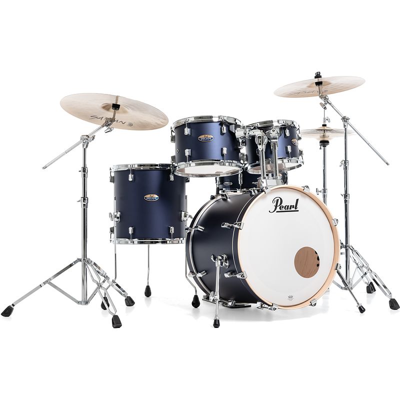 Foto van Pearl dmp905/c207 decade maple ultra marine velvet 5-delig drumstel