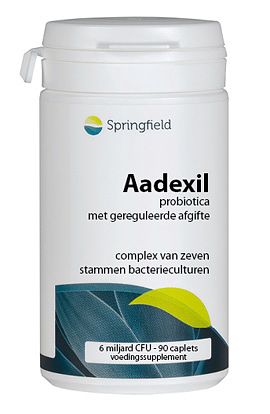 Foto van Springfield aadexil probiotica tabletten 90st