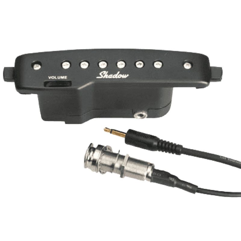 Foto van Shadow sh 145 acoustic active humbucker pickup black voor akoestische gitaar