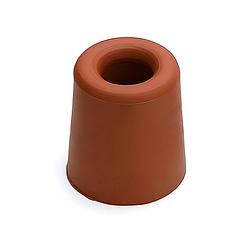 Foto van Deurbuffer / deurstopper terracotta bruin rubber 35 x 30 mm - deurstoppers