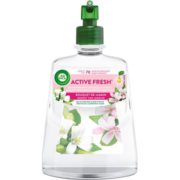 Foto van Air wick active fresh automatische luchtverfrisser navulling boeket van jasmijn 228ml bij jumbo