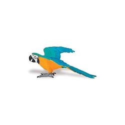 Foto van Speelgoed figuur gele ara papegaai van plastic 10 cm